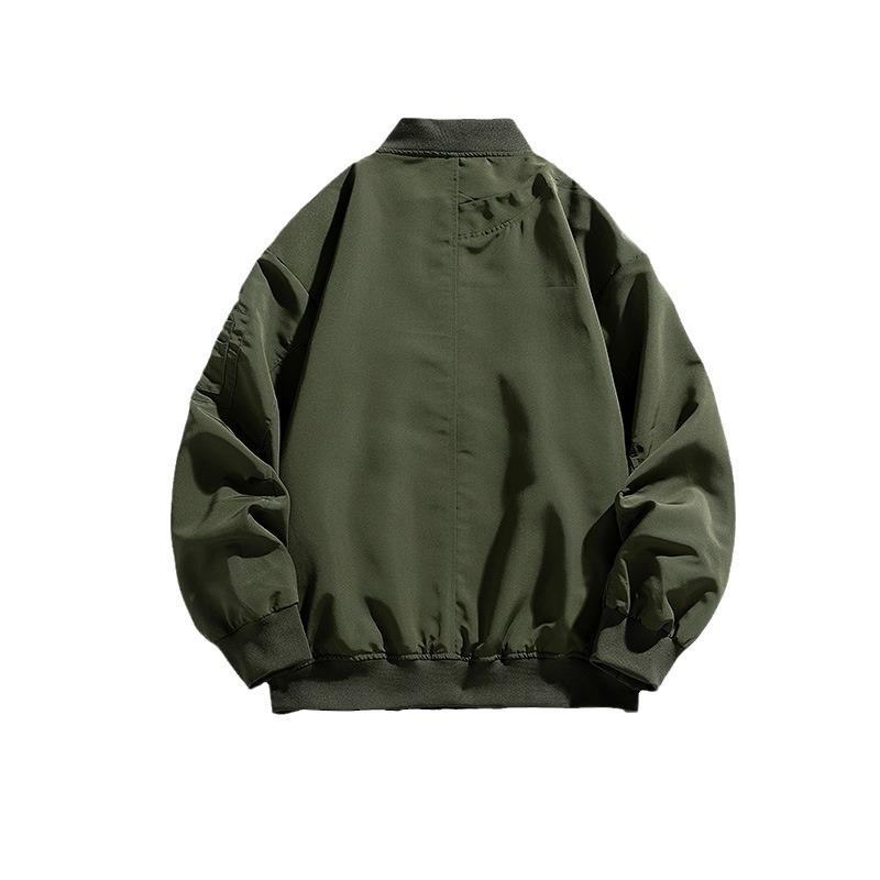 American Fashion Bomber Jacket Spring and Autumn Loose Couple Function Loose Baseball Jacket Men and Women