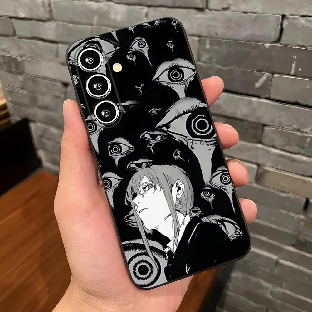 Chainsaw Man Phone Case For Samsung A25 A13 A33 5G A54 A36 A35 A56 A52 A14 Shockproof Soft Cover