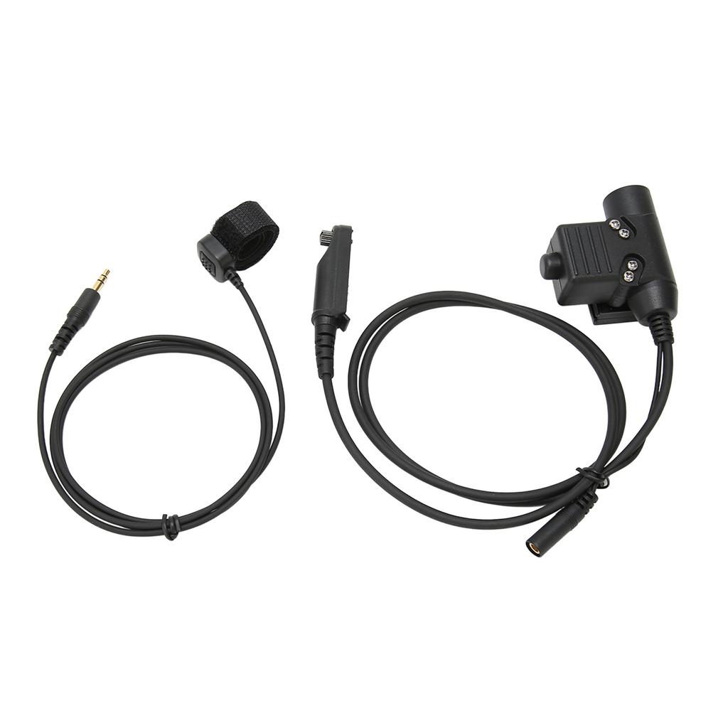 U94 PTT Adapter Cable Walkie Talkie Headset Adapter with Key Line Fit for UV XR UV 9R