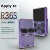 Transparent TPU Case For R36S Handheld Game Console Box Cover Storage Protective Anti-fall Anti N3N5