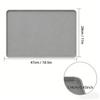 Anti-Vibration Silicone Coffee Mat Raised Edge Coffee Bar Mat  Countertop Protection