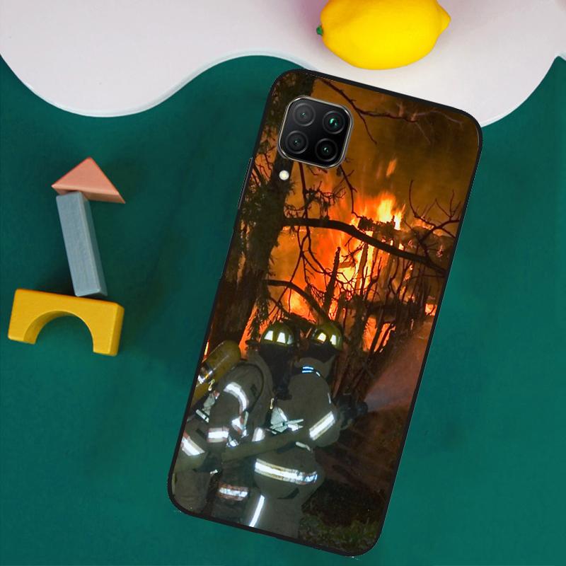 Firefighter Heroes Fireman For Huawei Nova Y91 Y90 Y60 Y70 Y61 9 10 SE Nova 11 Pro 3i 8i 11i 5T P20 P40 P30 Lite Case