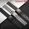 22 мм Роскошный титановый ремешок для Huawei GT6 6Pro 46 мм 5/4Pro Ultimate Band Для Samsung Galaxy Watch 3 45 мм Gear S3 Металлический браслет