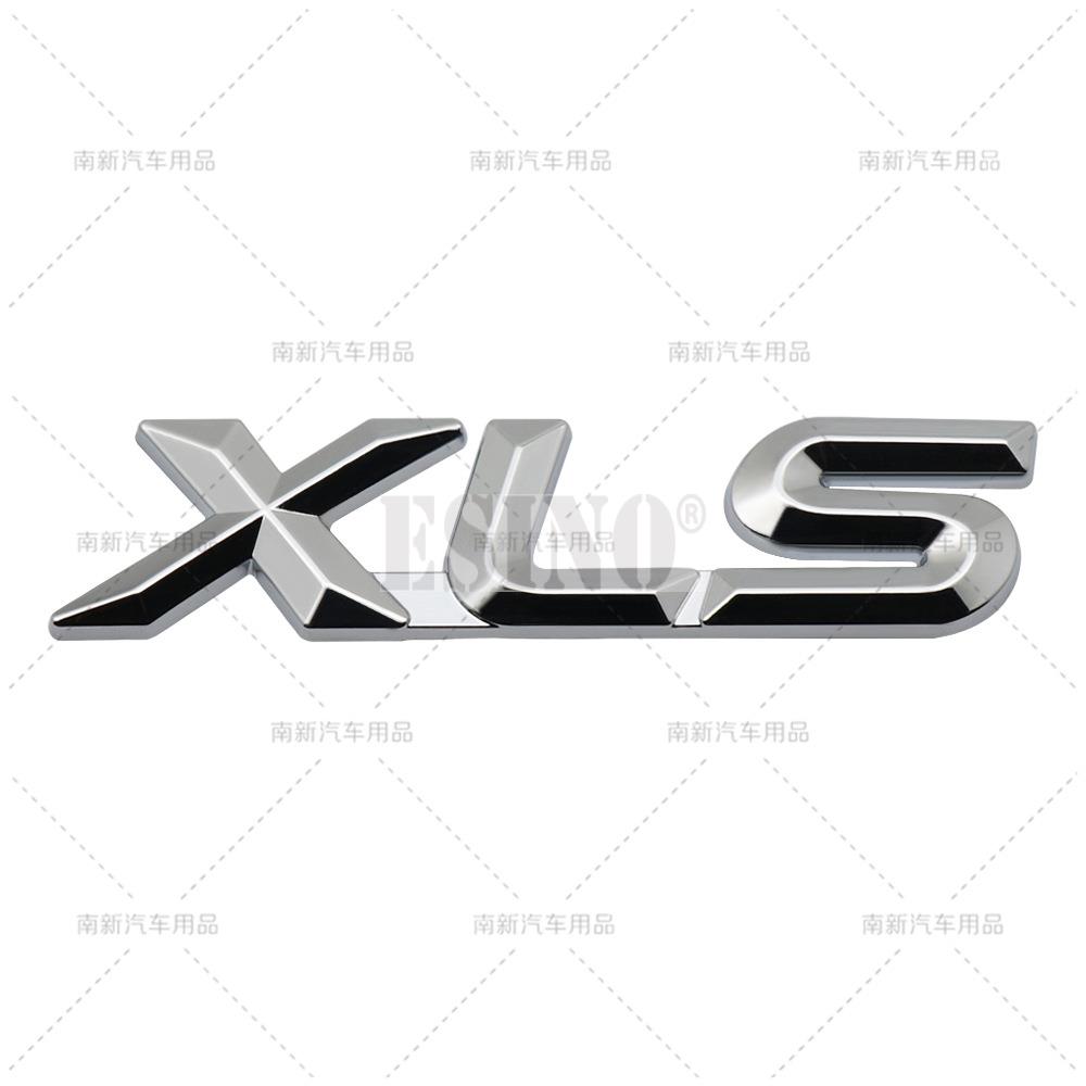 OAOV1 Car Styling 3D LE XLS XLE Car Metal Alloy RearTrunk Fender Adhesive Badge Body Tailgate Displaceme Emblem For Toyota Sienna