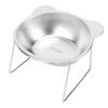 5.9" Wide Bowl Elevated Pet Bowl Stainless Steel Cat Food Bowl Raised Cat Bowl  for Cats Small Dogs