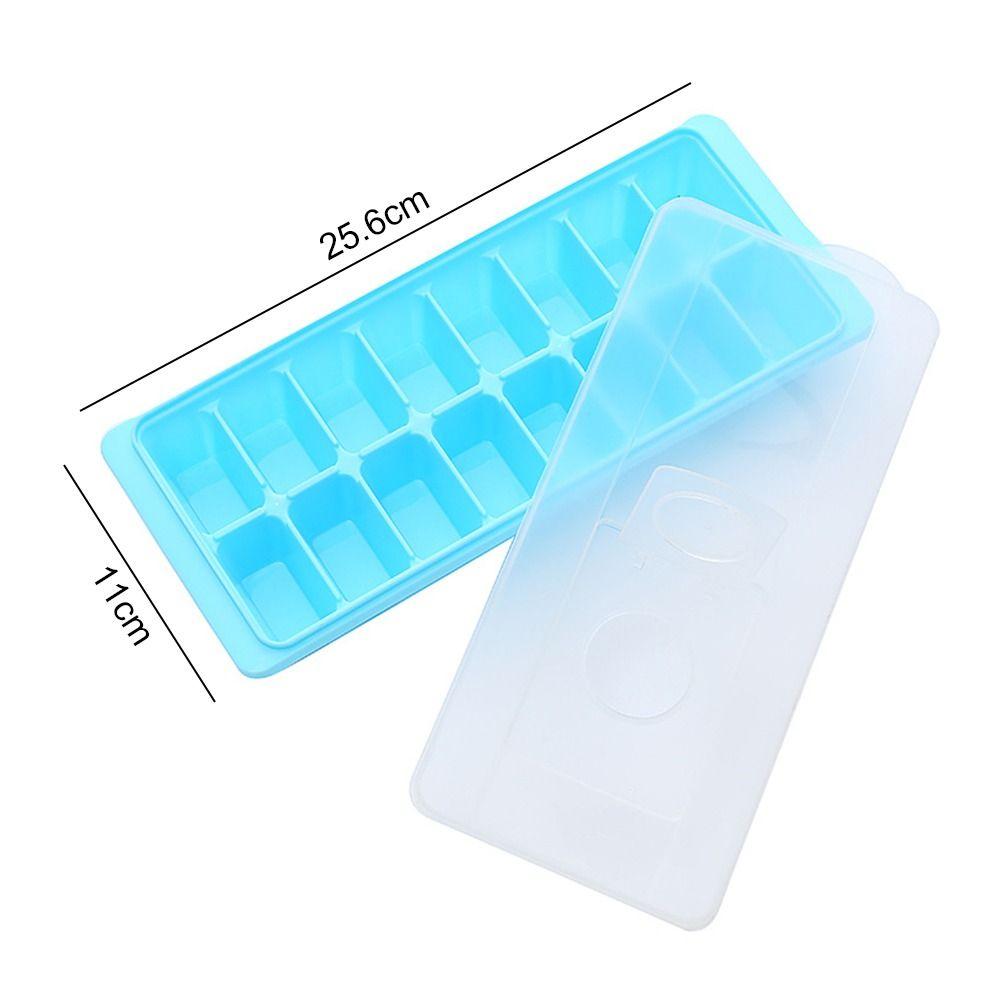 With Cover Ice Cube Tray Kitchen Reusable Ice Cube Box Ice Storage Box Ice Making Mould Ice Lattice