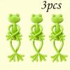 3 шт. Подставка для растений в форме лягушки Простая на вид, но бескомпромиссная в поддержке здорового роста, повышающая жизнеспособность растений в процессе роста