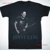 Винтажная футболка Jonny Lang Live In Tour, плотный хлопок, черная, все размеры, TU160, винтажная, стираная, с принтом, дышащая, мужская, стильная, универсальная