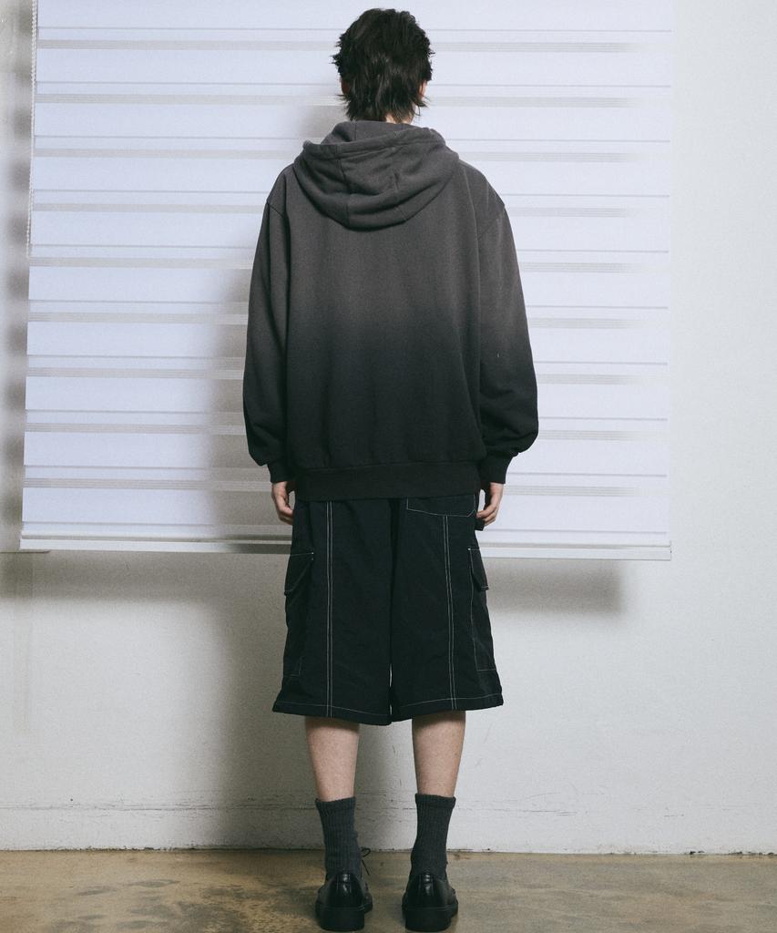 Худи на молнии Bunkerbuster Gradient Oversized Mq1Tu059_Угольный