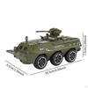 Friction Powered Pull Back Car Push and Go Truck Pretend Play Kids Armored Vehicle for 2 3 4 5 6