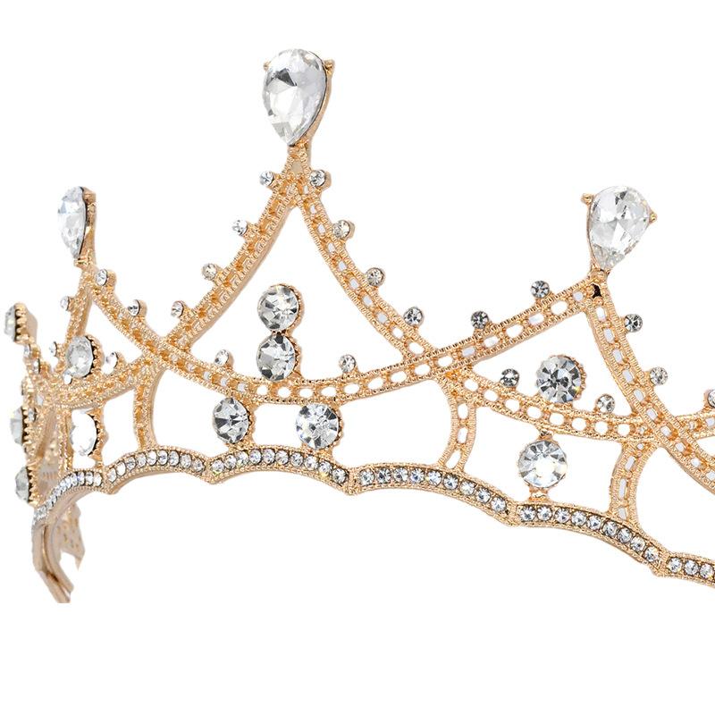 Корейская свадебная корона свадебный головной убор день рождения ужин хрустальные аксессуары для волос повязка на голову фотостудия аксессуары корона