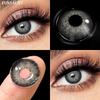 FUNSACHY 1 пара мягких линз Comfort Health Blue Contacts Yearly Fashion Beauty Eye Color Eye Makeup Pupils High Quality Contacts