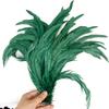 50/100 шт. 25-30 см Петушиное перо Свадебные поделки DIY Натуральное перо Ручная работа Вечеринка Плюмаж Карнавальный головной убор Украшение