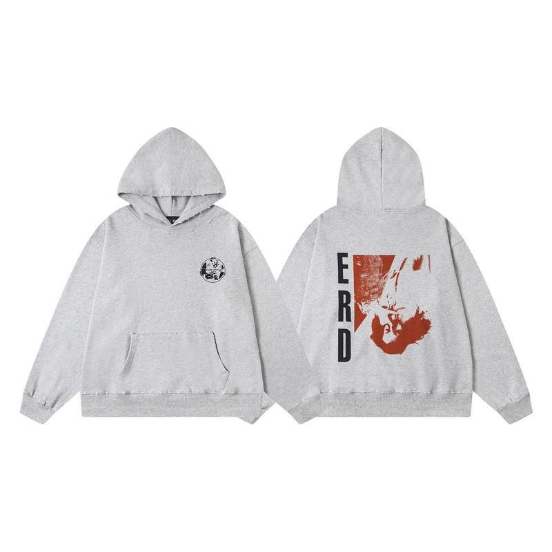 2025 Unisex Oversized Hooded Sweatshirt With Vintage Character Print Loose Fit Streetwear Casual Top