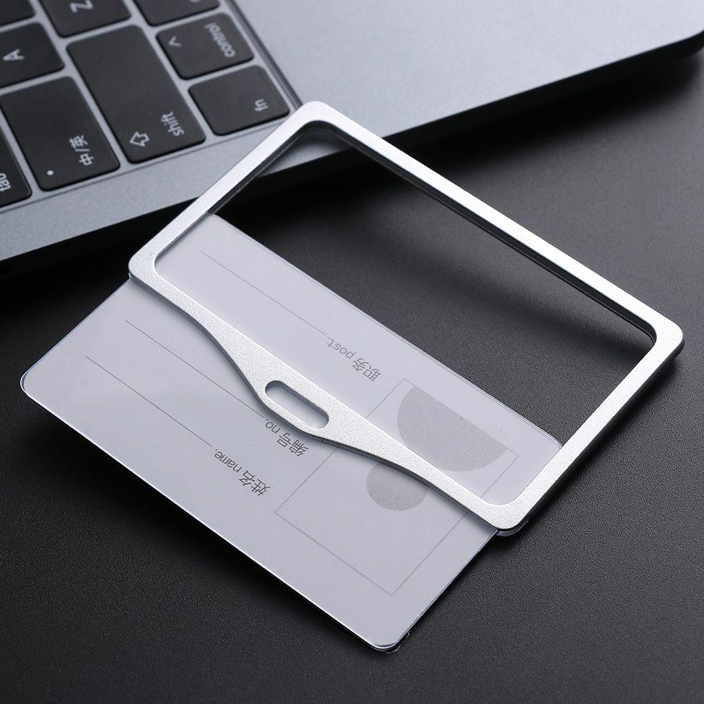 New Vertical Metal Name Card Aluminum Alloy ID Business Case Work Card Holders
