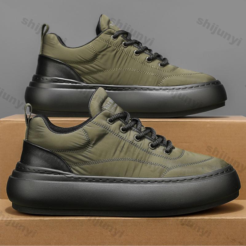 Мужские повседневные кроссовки, зимние новые модные мужские повседневные водонепроницаемые туфли для активного отдыха, мужские удобные нескользящие кроссовки с толстой подошвой