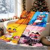 Five Nights at Freddy's Pattern Blanket for Home Decoration, Bed, Sofa, Car Travel, Camping, Suitable for All Seasons, Birthday Christmas Gift