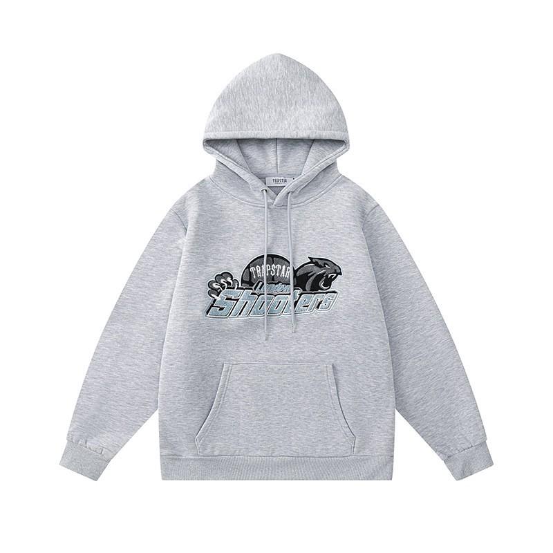 Unisex Streetwear Hoodie Set With Embroidered Letter Design Loose Fit Cotton Pullover Fall Casual Wear