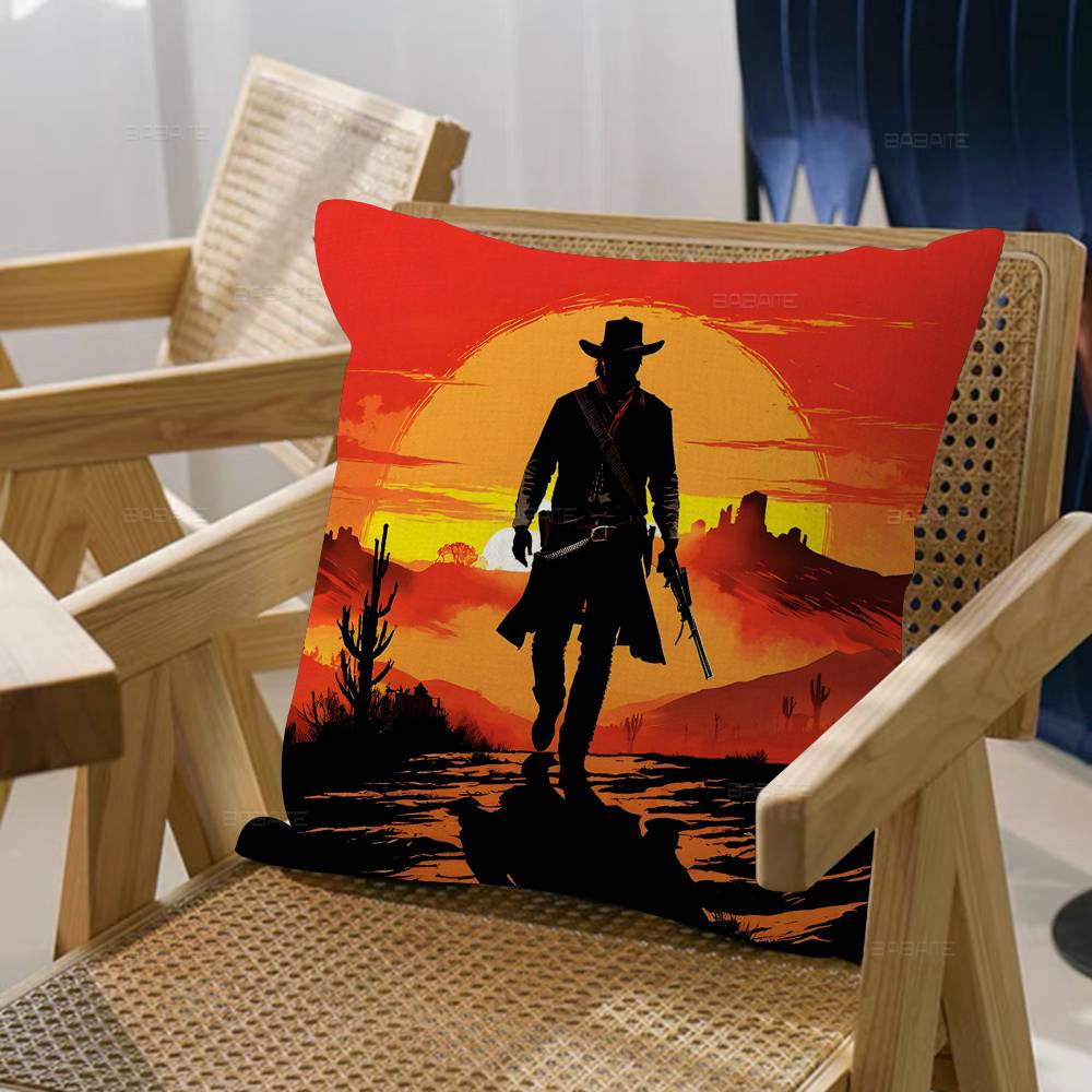 Red Dead Redemption Наволочка мультфильм Подарок Чехол для подушки Спальня Дом Диван Стул Сиденье Декор чехол для подушки