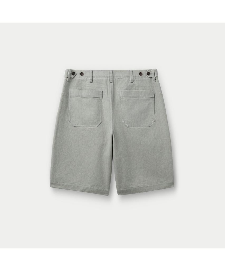 Шорты-чиносы полуширокие, с эффектом garment washed, Silijeu Sapom26831Khl