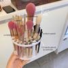 Подставка для кистей для макияжа Новая портативная 49 отверстий Подставка для художественных кистей художника Держатель Вмещает Органайзер для макияжа