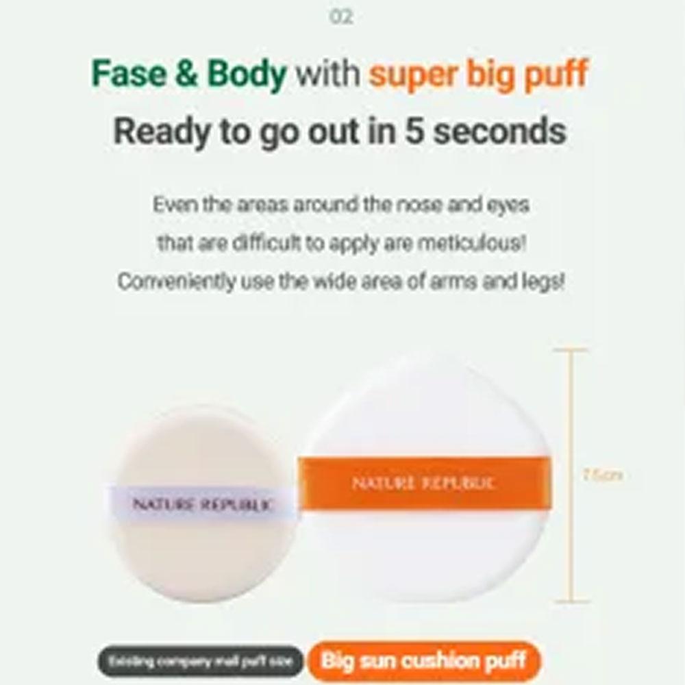 Nature Republic Green Derma Mild CICA Big Sun Cushion 25g (SPF50+)