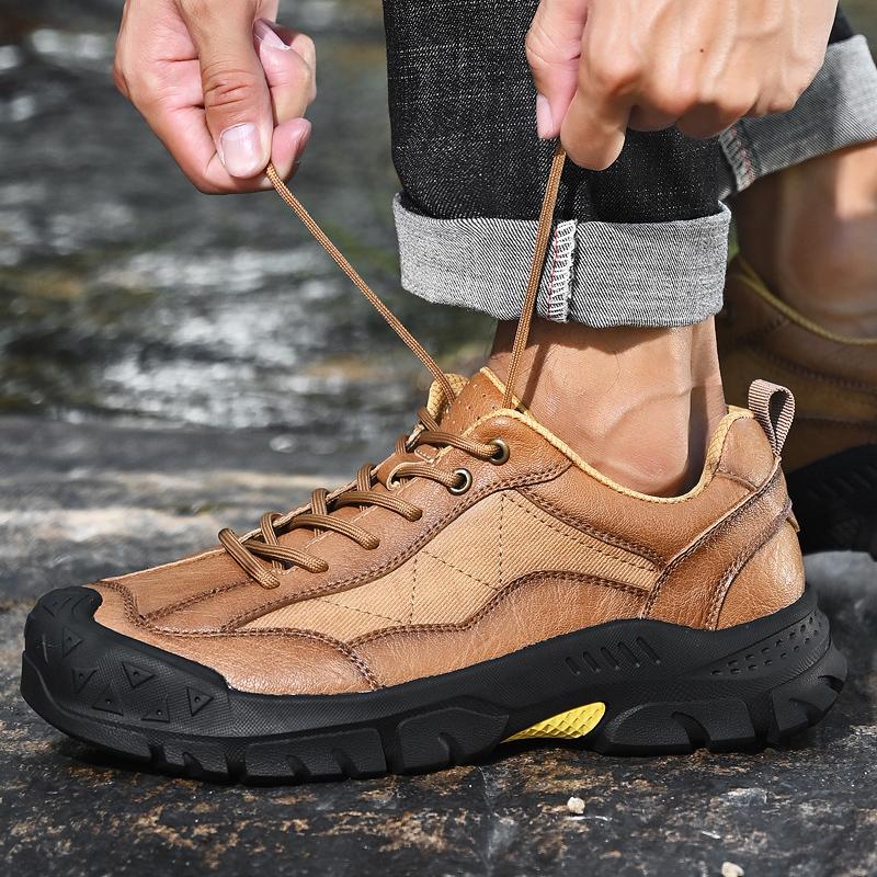 Мужская обувь из натуральной кожи, кроссовки, уличная обувь, мужская обувь на плоской подошве, удобная мужская прогулочная обувь