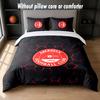Aberdeen FC Design Bed Bedding Set 1 Duvet Cover + 2 Pillowcases Soft Breathable Household Bed Linens