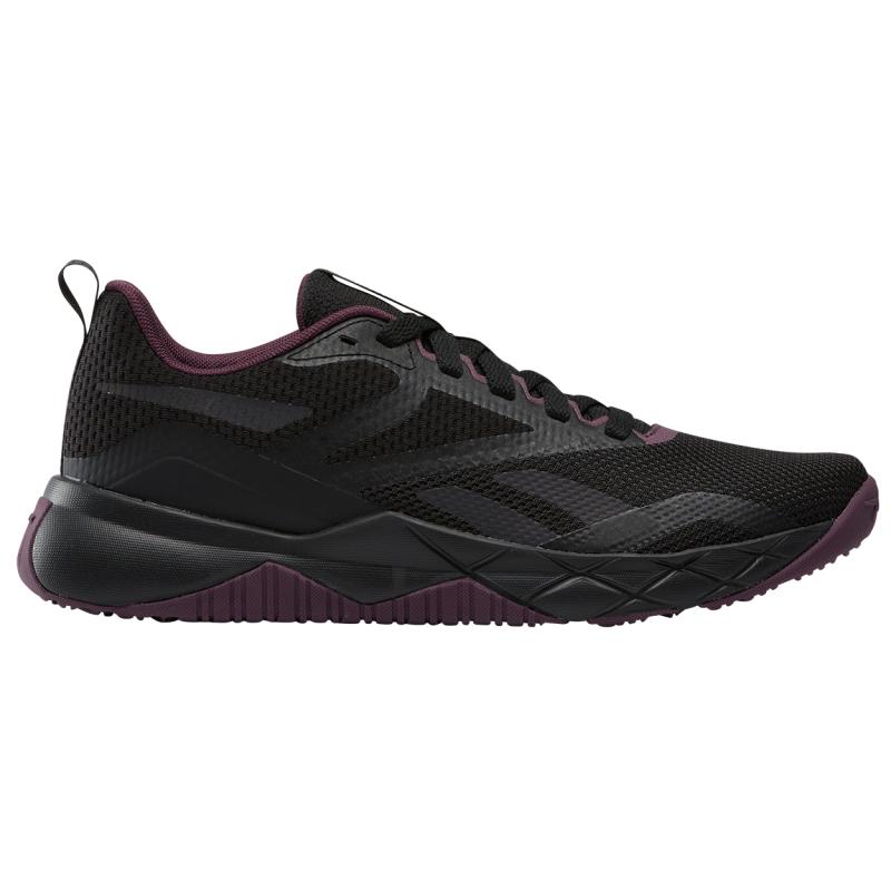 Reebok Поддержка Низкие Кроссовки Женские Черные Фиолетовые Кроссовки 100205408