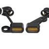 LED Turn Signal Indicator for Harley Sportster Iron 883 XL1200X (A Black)