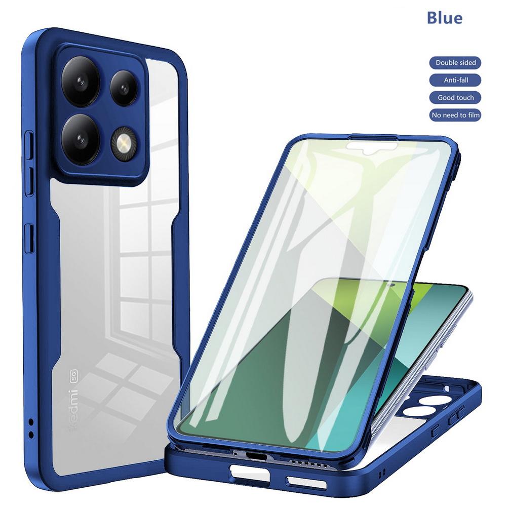 Полностью закрывающий чехол для POCO X6 Pro M6 Pro F5 Pro X5 X4 GT X4 Pro M4 Pro F3 X3 Pro C65, двойная защитная крышка