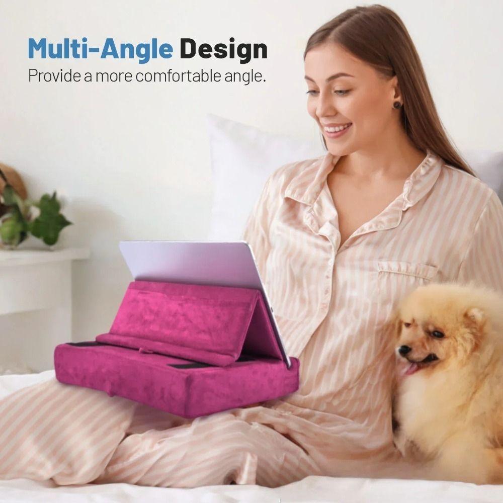 Multi-angle Adjustment Bed Sofa Phone Holder 2-in-1 Tablet Stand Home Office Accessories