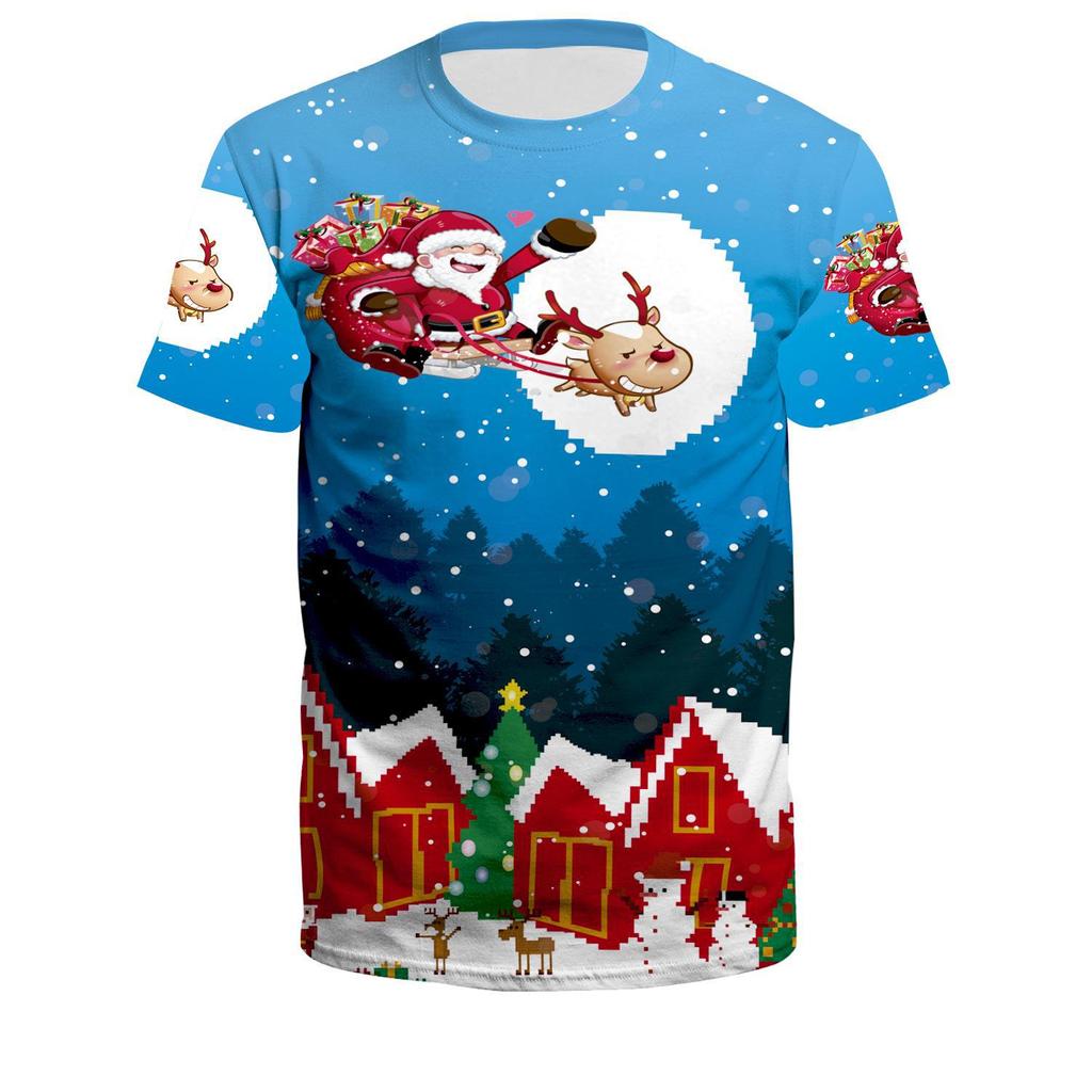 2024 Christmas Youth Short-Sleeved Couple T-Shirt