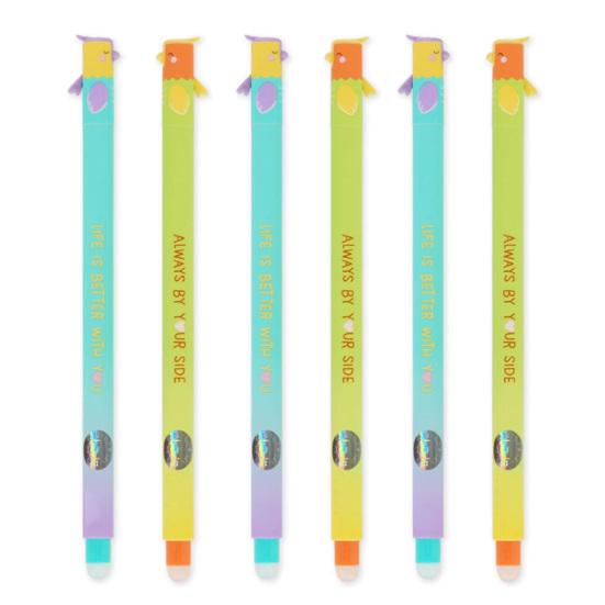 Набор стираемых ручек ко Дню святого Валентина 2026 Гелевые ручки Плавное письмо Многоразовые Термочернила Ручка для праздничной открытки