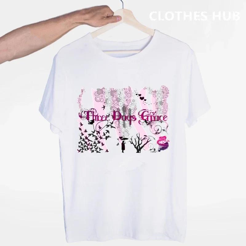 Three Days Grace Music Band T-shirt O-Neck Short Sleeves Summer Casual Fashion Unisex Unisex And Wo Unisex Tshirt Shirt