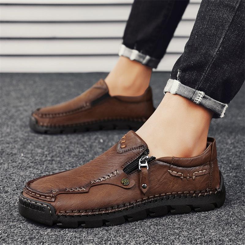 Men's Low-top Leather Shoes Casual Shoes Sneakers