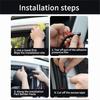 Car Door Seals Double-Layer Auto Weatherstrips Soundproof Waterproof Rubber Car Sealing Strip Universal For SUV Car Door Trunk Hood