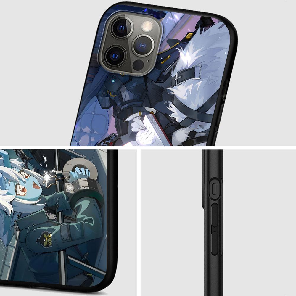 Zenless Zone Zero ZZZ Чехол для Apple iPhone 14 11 7 SE 2020 8 X XS 13 12 Mini XR 15 Pro Max Силиконовый Черный Мягкий Чехол для Телефона