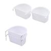 2Pcs Hanging Feeder Cup for Birds, Food Tray for Bird Cage Accessories