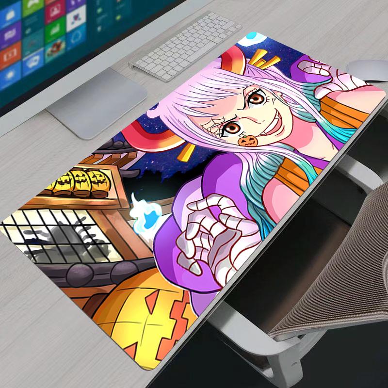One Piece Yamato Mouse Pad Large Gamer XXL Keyboard Mouse Pads Desk Mouse Mat Carpet Rubber Tapis Souris Gaming Notbook Mousepad