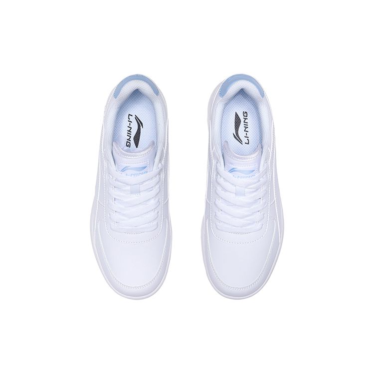 Li-Ning Кроссовки для скейтбординга женские, низкие, цвет белый, синий AGCP422-4