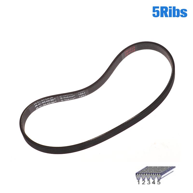 V-Belt Pj457 180J Rubber Belt 3/4/5/6 Ribs For Diy Rc Motor Transmission Belt