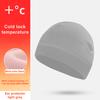 Шапка Yousheng Winter Inner Layer Hat Высокоэластичная однотонная флисовая вязаная шапка без полей для активного отдыха на природе Катание на лыжах Велоспорт