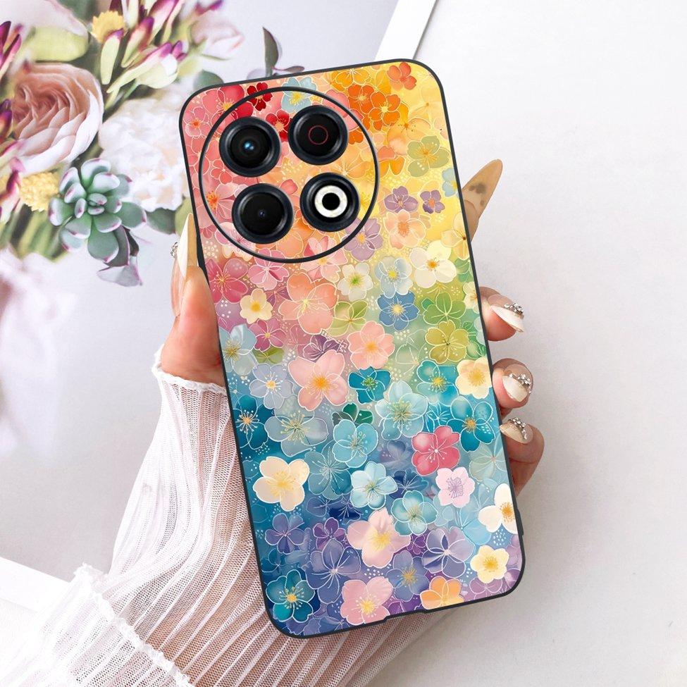 Чехол для телефона Tecno Spark 30 Pro 4G Cover KL7 Роскошный Модный Милый Кот Забавный Расписной Бампер Для Tecno Spark 30 Pro 4G Корпус