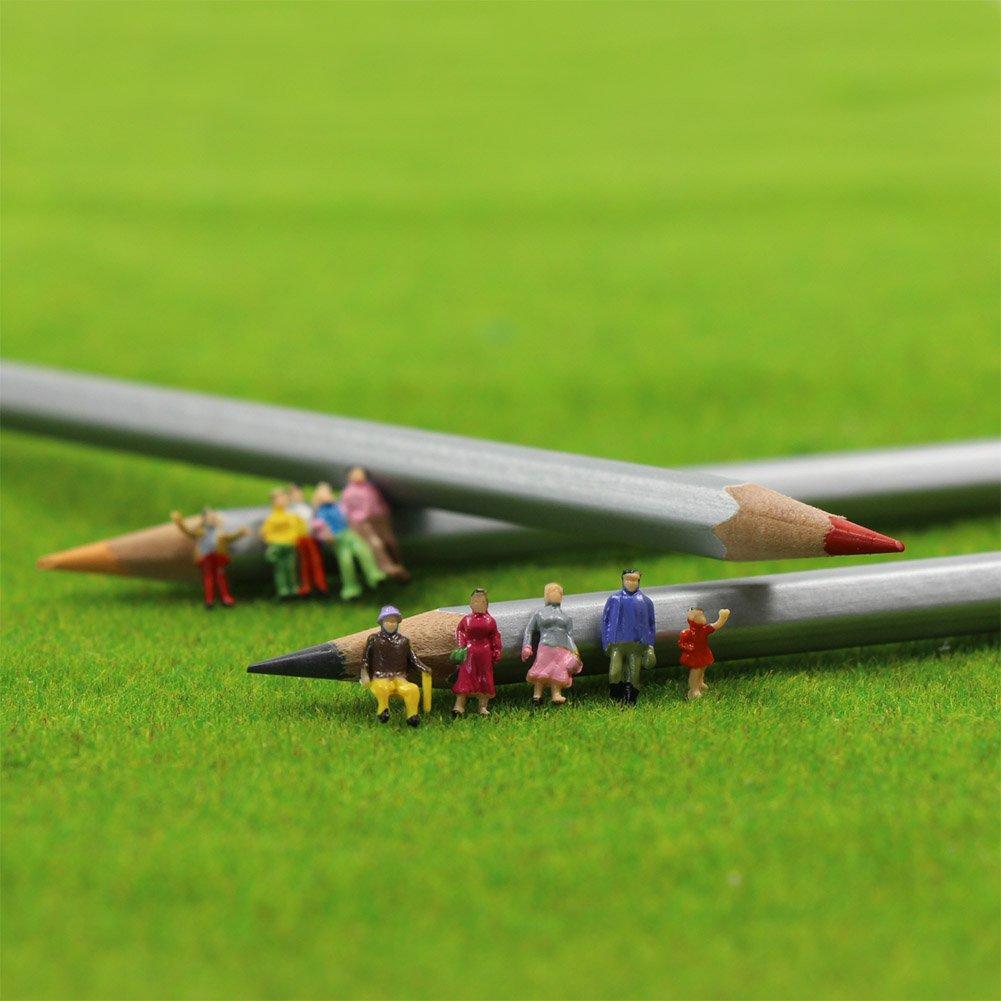 Scale Painted Human Miniature Railway Building Educational DIY 100-Piece 1150 Figures, Diorama, Garden, Model, Model,