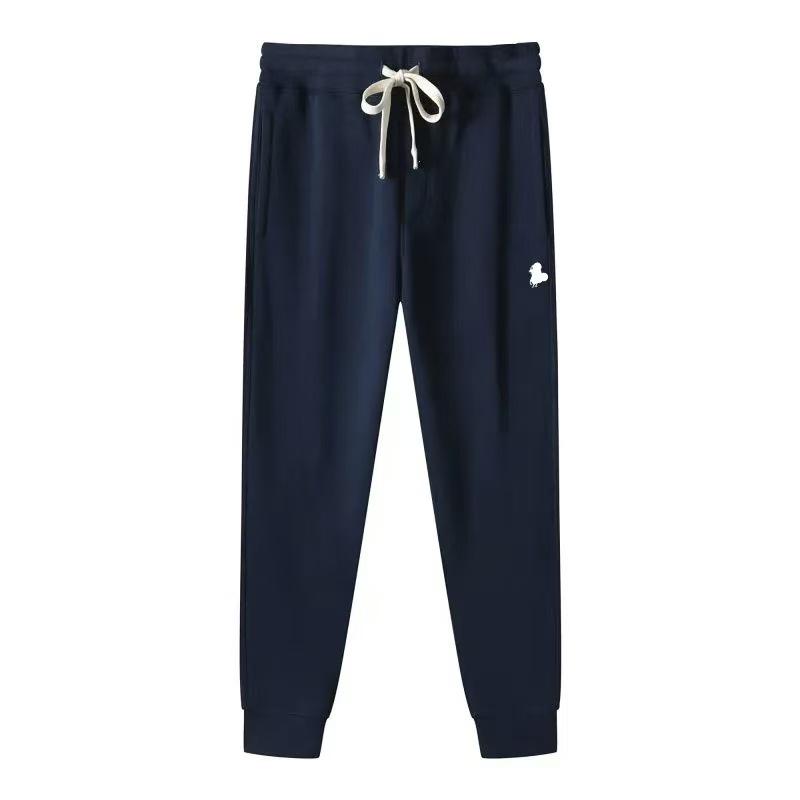 Мужская толстовка с капюшоном на плюшевой подкладке, вышитая, свободный крой, осенне-зимний стиль поло, больших размеров, дизайн RL