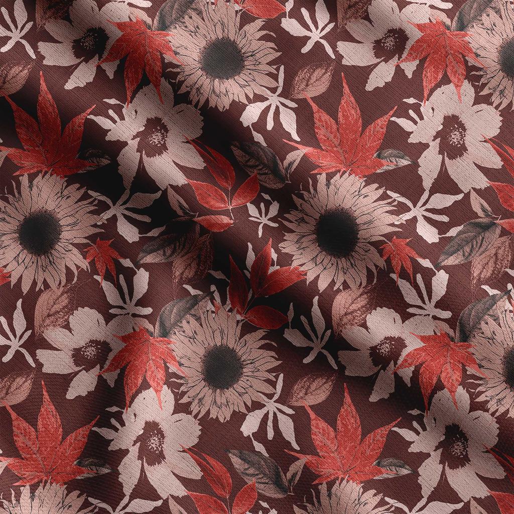 Soimoi Цветочный принт, хлопковый батист, ткань для квилтинга, продаваемая во дворе, хлопчатобумажная ткань средней плотности шириной 42 дюйма,