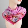 Spring and Summer Versatile Printed Small Square Scarf Soft Chiffon Thin Scarf Women's Neck Protection Decorative Scarf Square Scarf