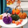 Artificial Halloween Handmade Soft Stuffed Pumpki Plush Throw Pillows Velvet Pillow Pumpkins Decor