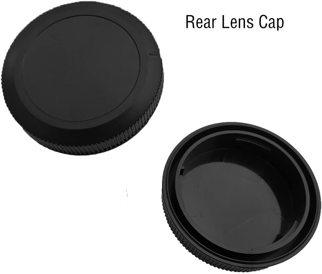 HUIPUXIANG Camera Body Cap Rear Lens Cap Cover for Canon EOS R6 Mark R5 Mark and Other Canon RF Mount and Lens Accessories of & R50, R100, R10, R8,